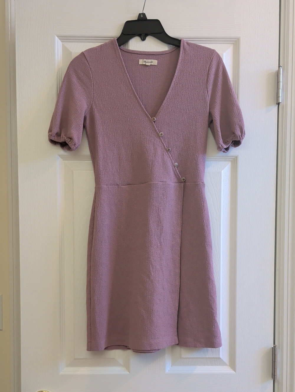 Madewell Lavender Wrap-Style Mini Dress Size XXS